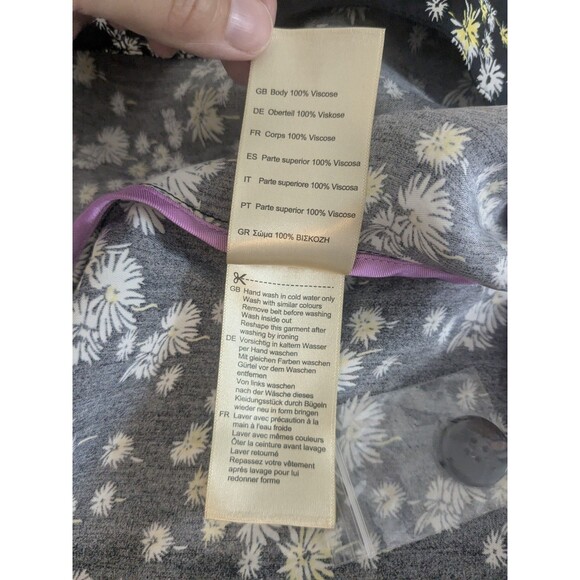 Scotch & Soda Amsterdam Unstructured Blazer Black & Daisy Print Size Sm - Picture 6 of 9